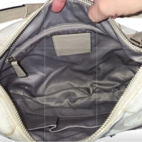 Coach Kristen Iridescent Sequins Tan Shoulder Bag Purse✨✨ - Picture 7 of 10